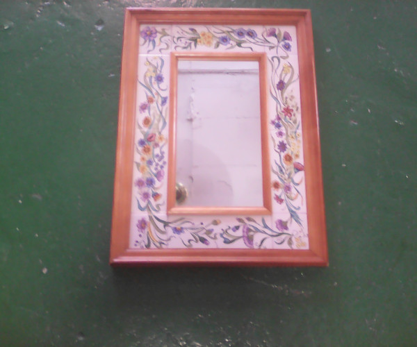 Espejo con ceramica-1