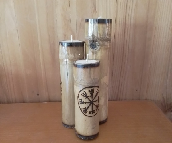 Set 3 velas bambu-1